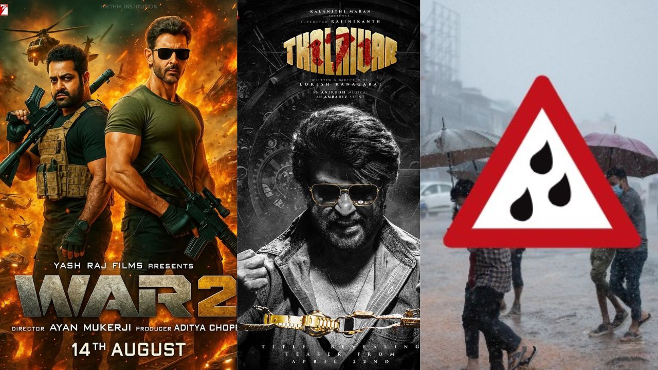 Coolie War 2 films: అక్కడ రెడ్ అలెర్ట్… కూలీ, వార్ 2 సినిమాలకు భారీ నష్టం!