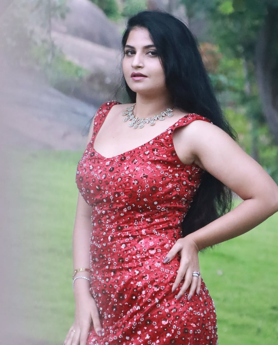 Brahmamudi Swapna: రెడ్‌ డ్రెస్‌లో హాట్‌ ఫోజులతో మతిపోగోడుతున్న బ్రహ్మముడి స్వప్న
