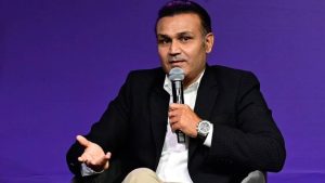 Virender Sehwag :ఇండియా వర్సెస్ పాకిస్తాన్ మ్యాచ్ లో వేలు పెట్టిన సెహ్వాగ్.. ఆడుకుంటున్న ఫ్యాన్స్