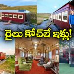 Trains Turns Tiny Home:  రైలు బోగీలను ఇళ్లుగా మారిస్తే.. వావ్, ఎంత బాగున్నాయో చూడండి!