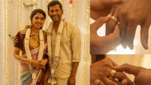 Vishal Sai Dhanshika: ఘనంగా సాయి ధన్సికతో హీరో విశాల్ ఎంగేజ్మెంట్.. ఫోటోలు వైరల్!