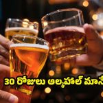 Alcohol: 30 రోజులు ఆల్కహాల్ మానేస్తే.. శరీరంలో ఏం జరుగుతుందో తెలుసా ?