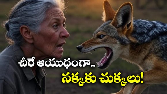 Jackal Attack: చీర కొంగుతో నక్కను చంపేసిన మహిళ.. అరగంట పోరాడి..