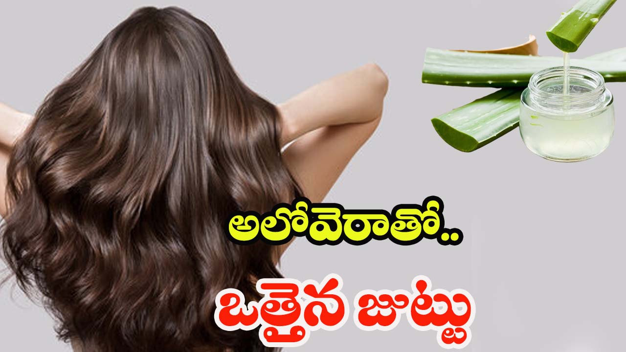 Aloe Vera For Hair: అలోవెరా ఇలా వాడితే.. జుట్టు వద్దన్నా పెరుగుతుంది