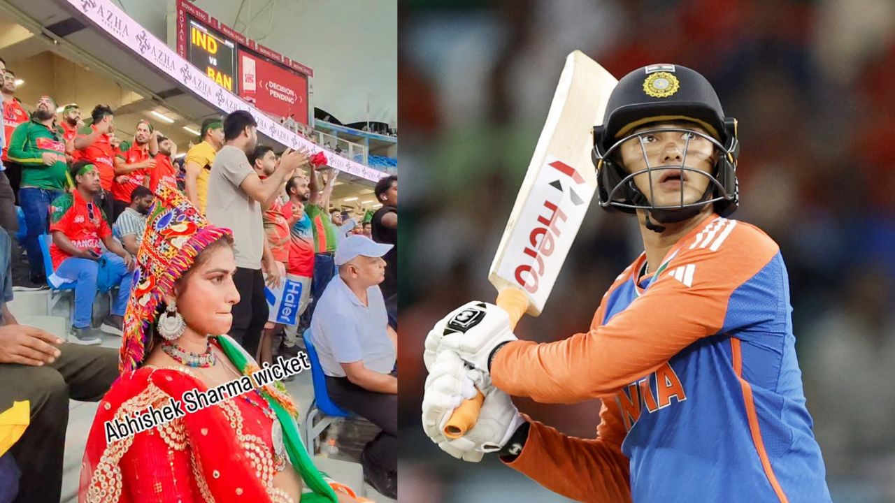 Asia Cup 2025 : అభిషేక్ శర్మ రనౌట్… దుబాయ్ స్టేడియంలో ఏడ్చేసిన లేడీ
