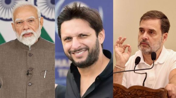Shahid Afridi : రాహుల్ గాంధీని మెచ్చుకున్న పాకిస్తాన్ క్రికెటర్.. హిందూ మతం పేరుతో అంటూ !
