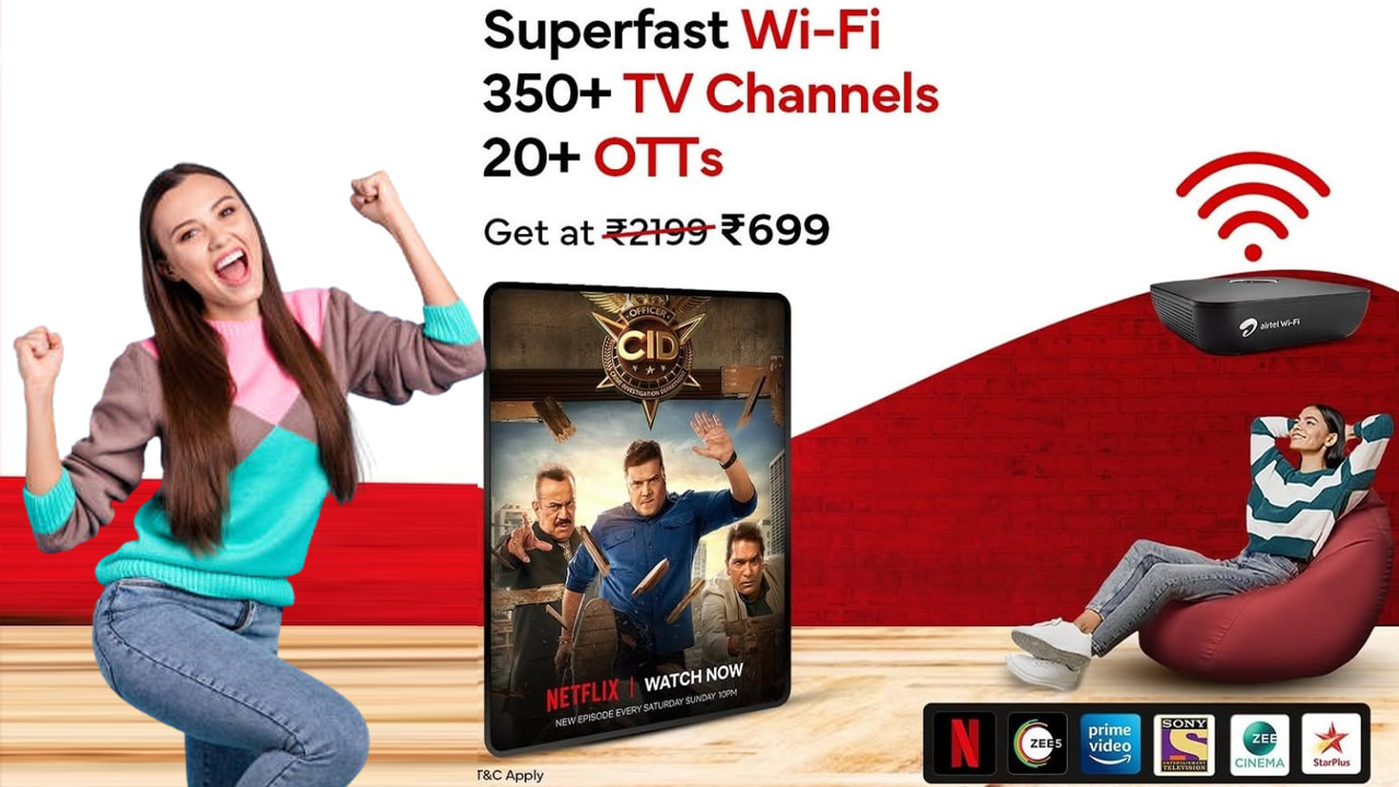 Airtel Offer: ఎయిర్‌టెల్ సూపర్ ఆఫర్.. ఇంటర్నెట్, టీవీ, ఓటీటీ అన్నీ ఒక్క ప్లాన్‌లోనే!