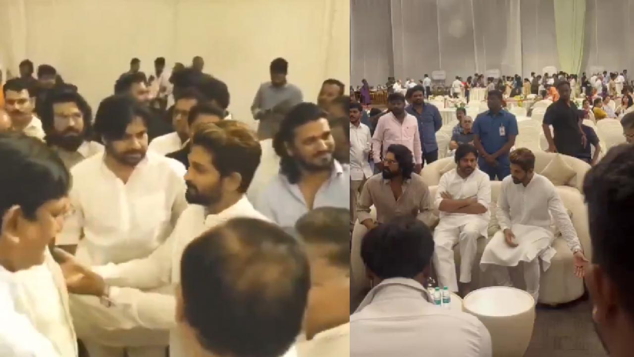 Pawan Kalyan-Allu Arjun: ఒకే ఫ్రేమ్‌లో అల్లు అర్జున్ – పవన్ కళ్యాణ్ – రామ్ చరణ్.. మెగా ఫ్యాన్స్‌కి కనువిందే!