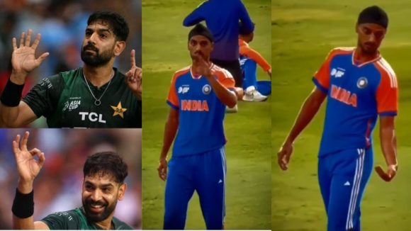 IND Vs PAK : హరీస్ రవూఫ్ కు అర్ష‌దీప్ అదిరిపోయే కౌంట‌ర్‌..నీ తొక్క‌లో జెట్స్ మ‌డిచి పెట్టుకోరా