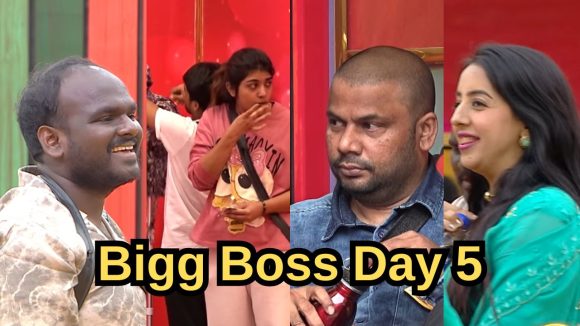 Bigg Boss 9 : పర్మిషన్ లేకుండా ఫుడ్డు తిన్న హరీష్, రిస్క్ లో పడ్డ కెప్టెన్ సంజన