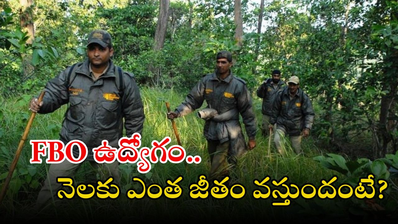 FOREST BEAT OFFICER: అటవీశాఖలో భారీగా ఉద్యోగాలు.. ఇవ్వి చదివితే చాలు.. ఉద్యోగం మీ సొంతం!