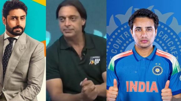 IND Vs PAK : నోరు జారిన షోయబ్ అక్తర్.. అభిషేక్ బచ్చన్ ను సీన్ లోకి లాగి