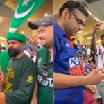 IND VS PAK : పాకిస్తాన్ అభిమానులతో ఎంజాయ్ చేస్తున్న సచిన్  అభిమాని…!