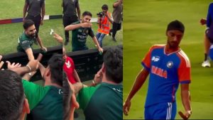 India vs Pakistan Final: ఇండియాను వ‌ద‌ల‌కండి…చంపేయండి అంటూ రెచ్చిపోయిన పాక్ ఫ్యాన్‌..హరీస్ రవూఫ్ కు షేక్ హ్యాండ్ ఇచ్చి !