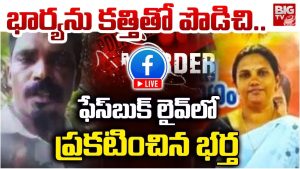 Husband killed Wife: స్నానానికి వెళ్తున్న భార్యను కత్తితో పొడిచి.. ఫేస్ బుక్‌లో లైవ్ పెట్టిన భర్త