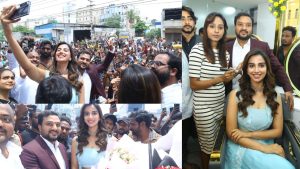 Meenakshi Chaudhary: హైదరాబాదులో సందడి చేసిన మీనాక్షి.. గ్లామర్ తో ఆకట్టుకుంటూ!