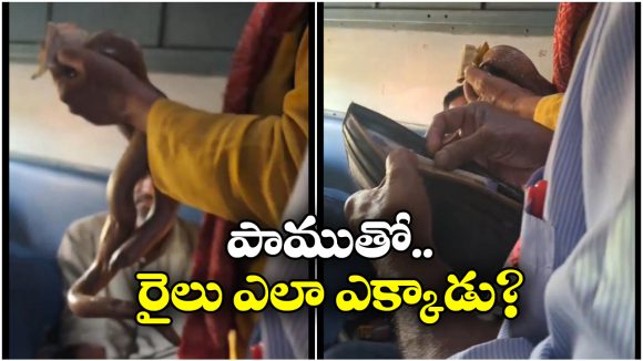 Viral Video: పాముతో బెదిరించి డబ్బులు డిమాండ్.. రైల్లో బిచ్చగాడి అరాచకం, రైల్వే స్పందన ఇదే!