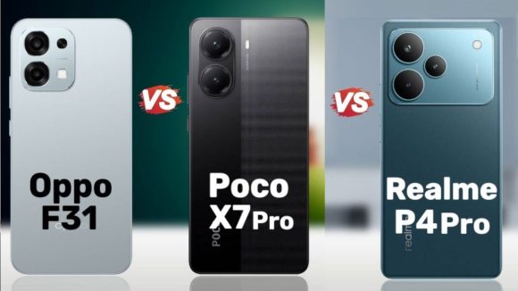 Smartphone Comparison: పోకో X7 ప్రో vs ఓప్పో F31 vs రియల్మీ P4 ప్రో.. ఏది బెస్ట్?