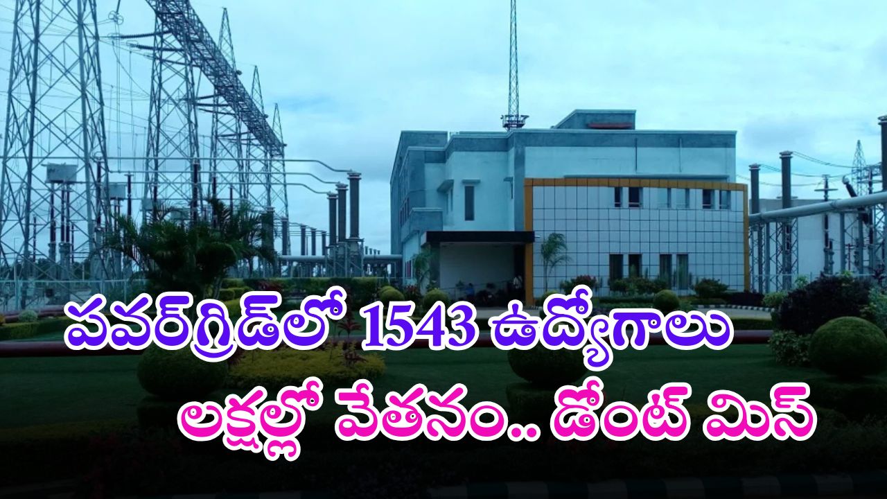 PGCIL Recruitment: పవర్ గ్రిడ్‌లో భారీగా ఉద్యోగాలు.. జీతమైతే లక్షకు పైనే, లాస్ట్ డేట్ ఎప్పుడంటే?
