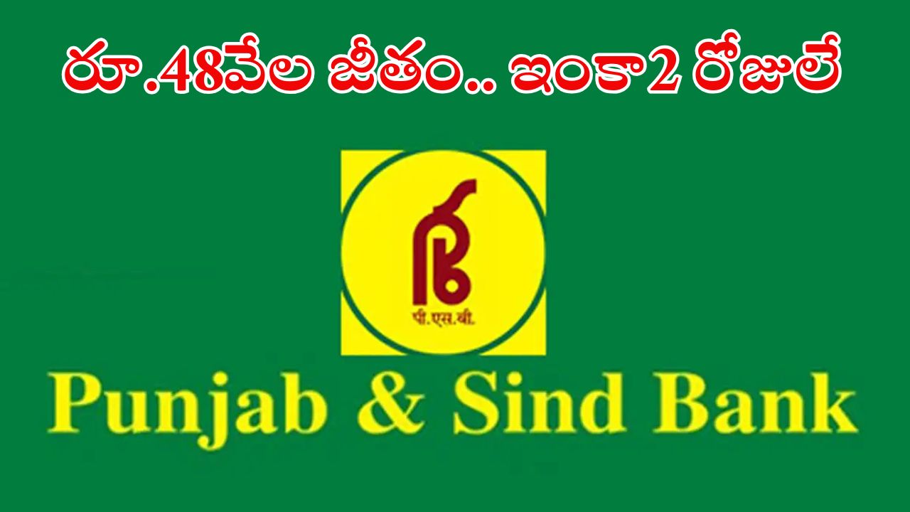 JOBS: పంజాబ్ అండ్ సింధ్ బ్యాంక్‌లో భారీగా పోస్టులు.. భారీ వేతనం.. 2 రోజులే గడువు