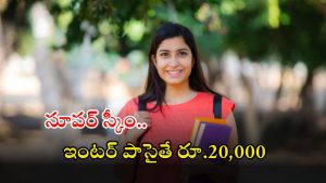 Scholarship scheme: అదిరిపోయే స్కీమ్.. ఇంటర్ పాసైతే చాలు.. ఏడాదికి రూ.20వేలు పొందొచ్చు..