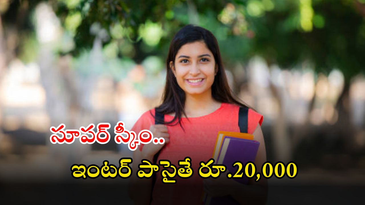 Scholarship scheme: అదిరిపోయే స్కీమ్.. ఇంటర్ పాసైతే చాలు.. ఏడాదికి రూ.20వేలు పొందొచ్చు..