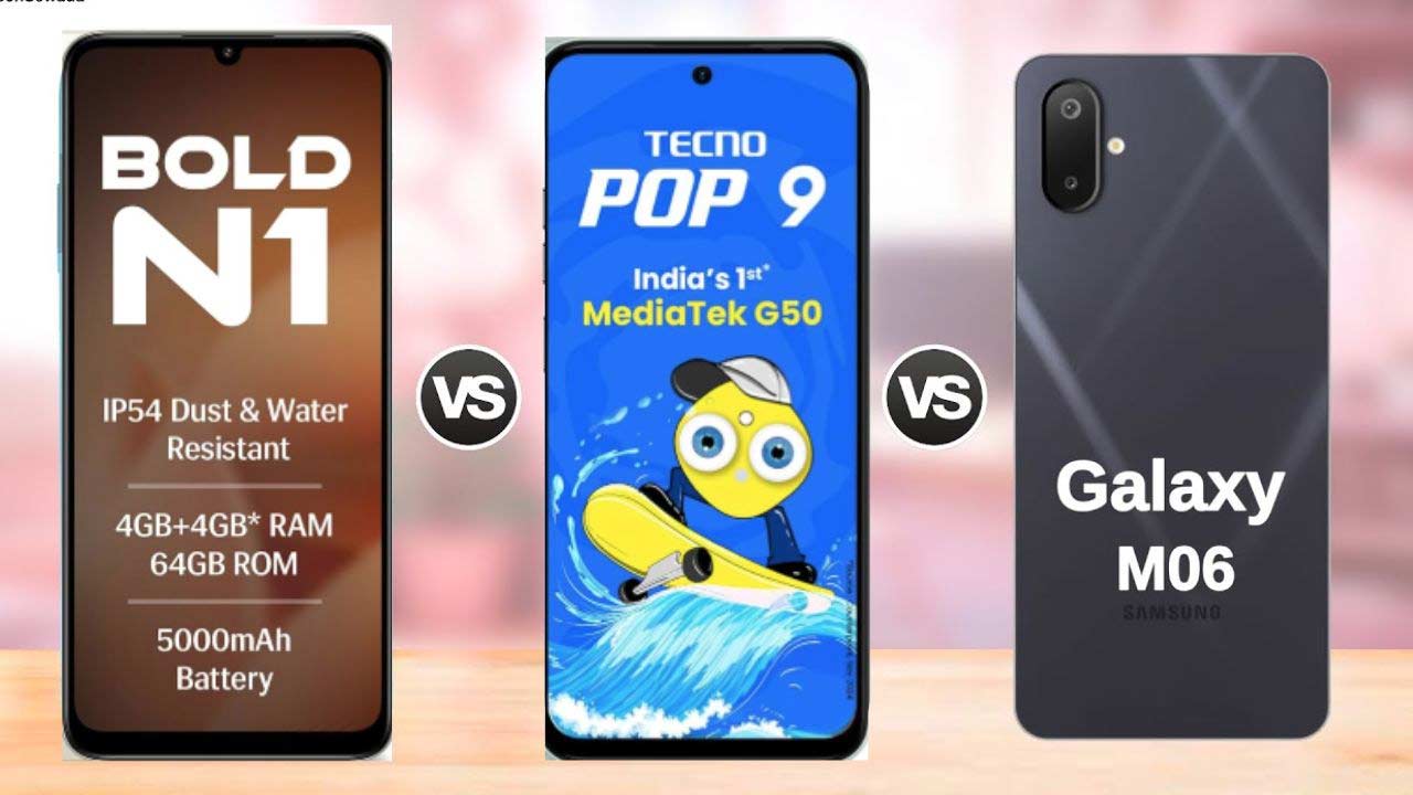 Budget Phone Comparison: లావా బోల్డ్ N1 vs టెక్నో పాప్ 9 vs గెలాక్సీ M06..రూ.10000 లోపు ధరలో ఏది బెస్ట్?