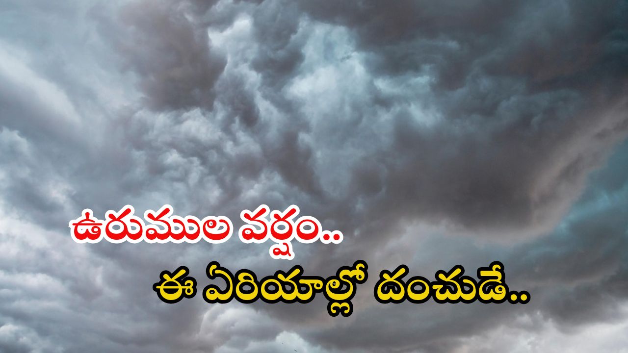 Weather News: ఈ జిల్లాల్లో కుండపోత వర్షాలు.. పిడుగుల వాన, బయటకు వెళ్లొద్దు