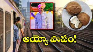 Tragic Incident: ట్రైన్ లో నుంచి దూసుకొచ్చిన టెంకాయ.. ట్రాక్ పక్కన నడుస్తున్న వ్యక్తి తలకు తగిలి..