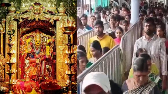 Dasara Navaratri Celebrations: శ్రీ వేదమాత గాయత్రీ దేవిగా.. కనకదుర్గమ్మ దర్శనం