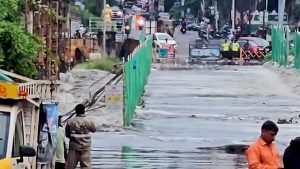 Hyderabad Rains: జలదిగ్భందంలో హైదరాబాద్.. మునిగిన ముసారాంబాగ్ బ్రిడ్జి