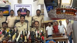 Hyderabad Liquor Seized: భారీగా నాన్‌ డ్యూటి పెయిడ్‌ మద్యం పట్టివేత..