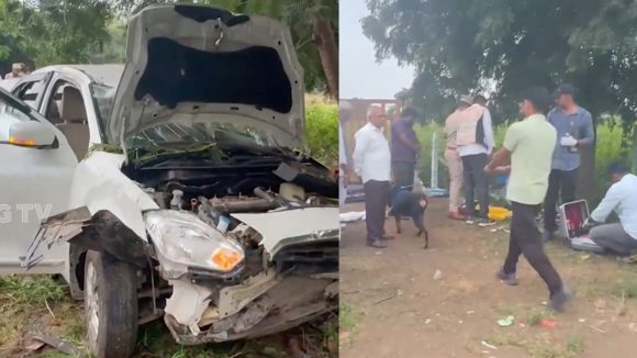 Vikarabad Robbery: రూ.30 లక్షలు చోరీ చేసి పారిపోతుండగా.. రోడ్డు ప్రమాదం.. Vikarabad Robbery: రూ.30 లక్షలు చోరీ చేసి పారిపోతుండగా.. రోడ్డు ప్రమాదం..