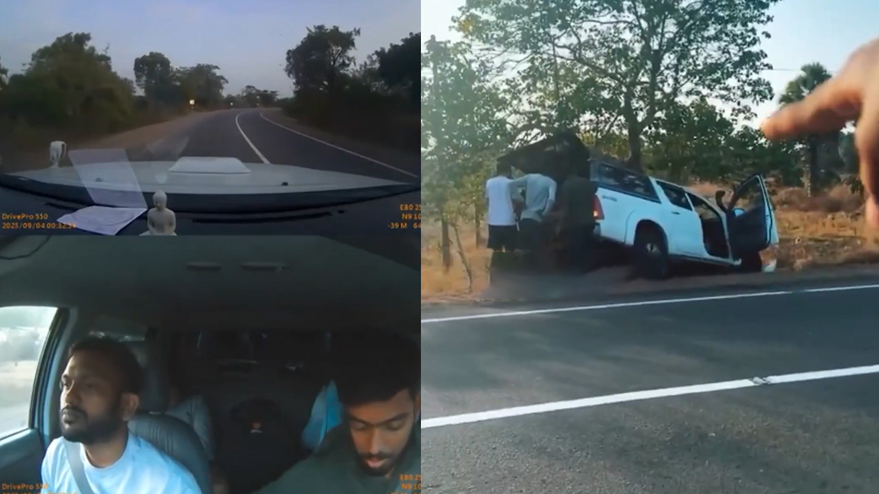 Viral accident video: నిద్రమత్తు.. రెప్పపాటులో ప్రమాదం.. వీడియో వైరల్