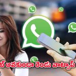 WhatsApp: ఒకే ఫోన్‌లో 2 వాట్సప్ అకౌంట్లు.. లాగ్అవుట్ లేకుండా వాడే కొత్త ట్రిక్..