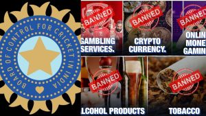 BCCI :  స్పాన్సర్ విషయంలో బీసీసీఐ షాకింగ్ నిర్ణయం.. ఆ కంపెనీలన్నిటికీ చెక్.. గుట్కా, ఆన్ లైన్  గేమ్స్ కు ఇక ఎదురుదెబ్బ