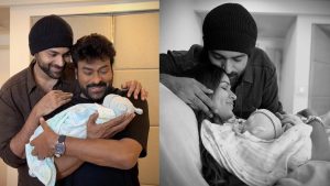 Varun Teja-Lavanya Son: వరుణ్‌ తేజ్‌-లావణ్య కొడుకుని చూశారా.. మనవడిని ఎత్తుకుని మురిసిపోతున్న చిరు!