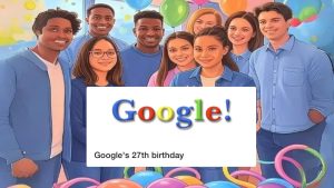 Google 27th Anniversary: గూగుల్ 27వ వార్షికోత్సవం.. తొలినాటి డూడుల్ తో సెర్చ్ ఇంజిన్ సర్ ప్రైజ్