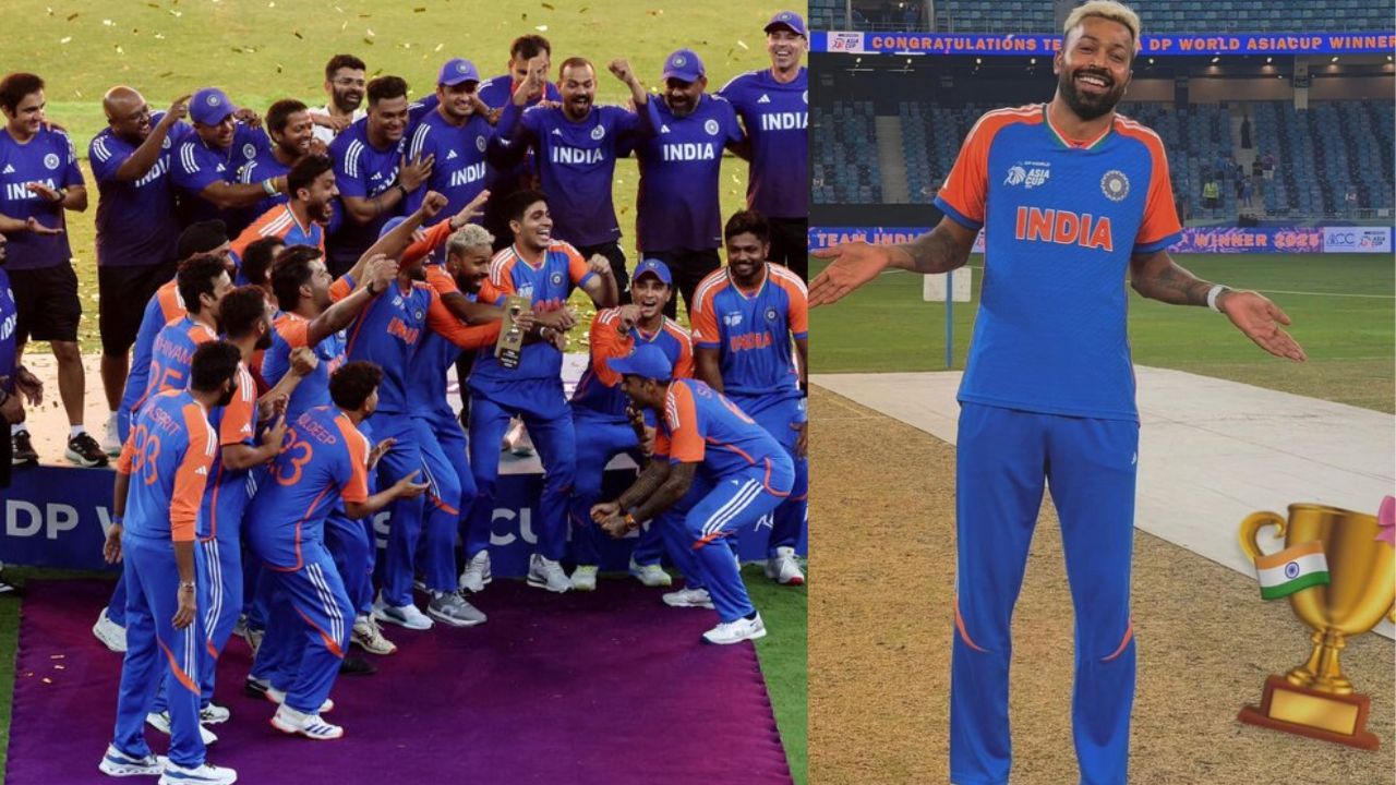 Asia Cup 2025 : ట్రోఫీ లేకుండానే సెలబ్రేట్ చేసుకున్న టీమ్‌ఇండియా.. పాండ్య ఫోటో మాత్రం అదుర్స్