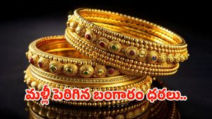 Gold Rate: తగ్గినట్లే తగ్గి మళ్లీ పెరిగిన బంగారం ధరలు.. తులం ఎంతో తెలుసా..?