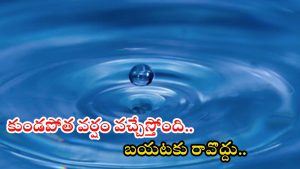 Weather News: ఈ జిల్లాల్లో భారీ వర్షం.. ఈ ప్రాంతాల్లో పిడుగులు పడే ఛాన్స్, ఈ టైంలో బయటకు వెళ్లొద్దు