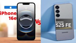 Galaxy S25 FE vs iPhone 16e: రెండు బడ్జెట్ ఫ్లాగ్‌షిప్ ఫోన్ల మధ్య గట్టి పోటీ.. విన్నర్ ఎవరు?