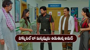 Nindu Noorella Saavasam Serial Today october 24th: ‘నిండు నూరేళ్ల సావాసం’ సీరియల్‌: మిస్సమ్మను తిట్టిన అమర్‌