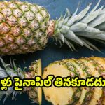 Pineapple: వీళ్లు.. పొరపాటున కూడా పైనాపిల్ తినకూడదు !