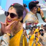 Subha shree -Ajay Mysore: నిర్మాత అజయ్ మైసూర్.. శుభశ్రీ హాల్ది వేడుకలు..ఫోటోలు వైరల్!