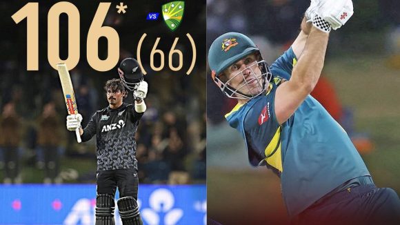 AUS Vs NZ : రాబిన్స‌న్ సెంచ‌రీ చేసినా.. ఆస్ట్రేలియానే విజ‌యం