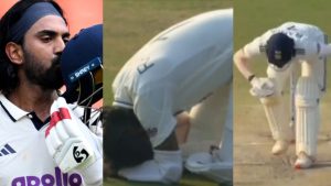 IND vs WI: తగలరాని చోట తగిలిన బంతి..కుప్ప‌కూలిన కేఎల్ రాహుల్‌…10 అడుగులు ప‌రుగెత్తి