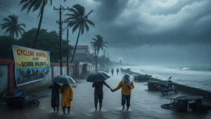 Cyclone Montha: ఏపీ వైపు దూసుకొస్తున్న మొంథా తుపాను.. ఈ జిల్లాల్లో విద్యాసంస్థలకు సెలవు