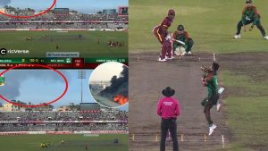 Dhaka Airport Fire: బంగ్లాదేశ్‌, వెస్టిండీస్ మ్యాచ్ జ‌రుగుతుండ‌గా భారీ అగ్నిప్రమాదం..ఉలిక్కిప‌డ్డ ప్లేయ‌ర్లు
