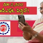 EPFO Pension Hike: ఉద్యోగులకు ఈపీఎఫ్ఓ గుడ్ న్యూస్.. కనీస పెన్షన్ ​​రూ. 2,500 పెంచే ఛాన్స్